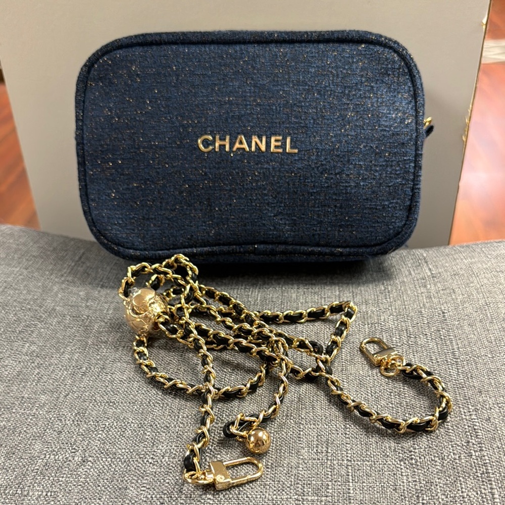 Chanel Navy Blue Crossbody Bag
